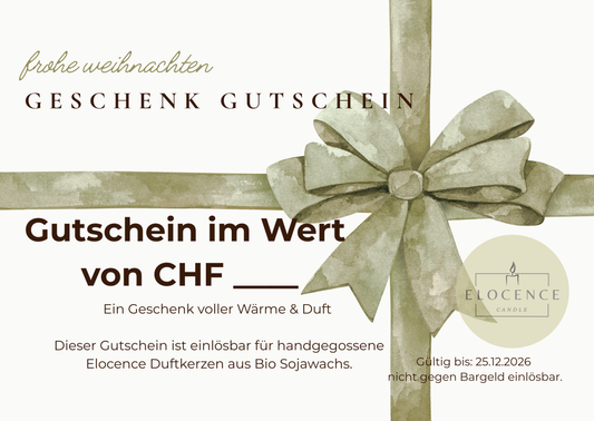Geschenkgutschein – das perfekte Weihnachtsgeschenk